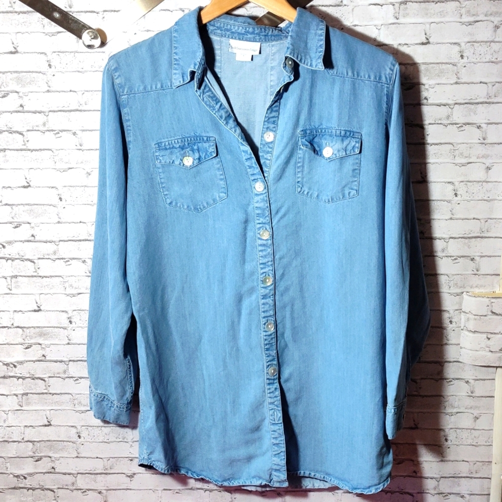 Soft Surroundings Denim Shirt